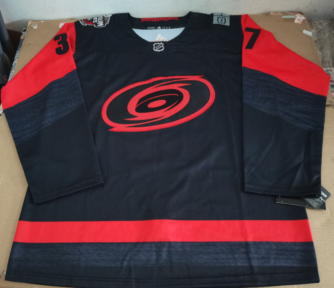 Men's Carolina Hurricanes Andrei Svechnikov #37 Black Player jersey
