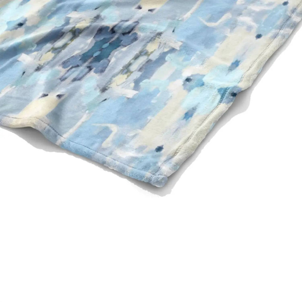 Ocean Breeze Fleece Blanket In Blue