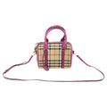 Horspberry Check Canvas Alchester Convertible Satchel Small