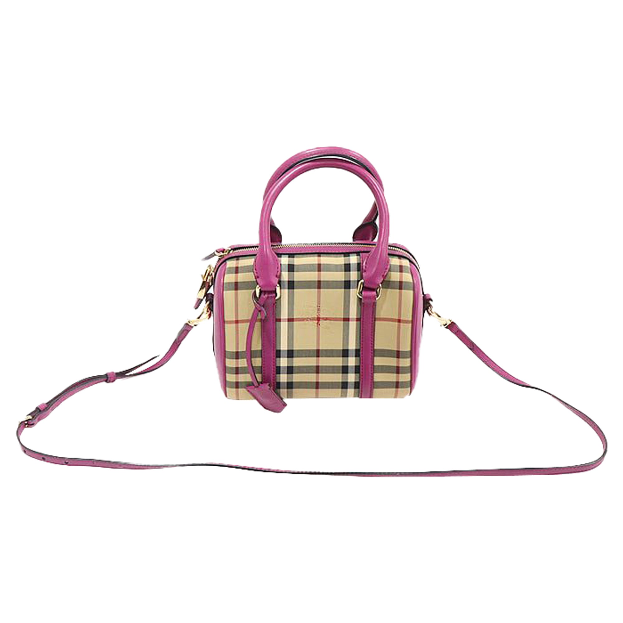 Horspberry Check Canvas Alchester Convertible Satchel Small