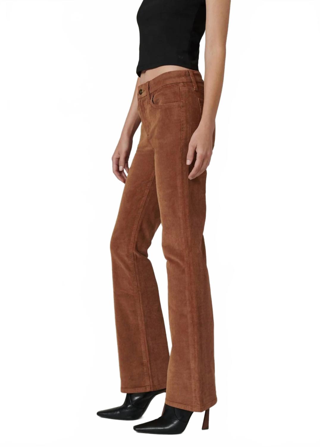 Corduroy Provocateur Bootcut Pants In Brown