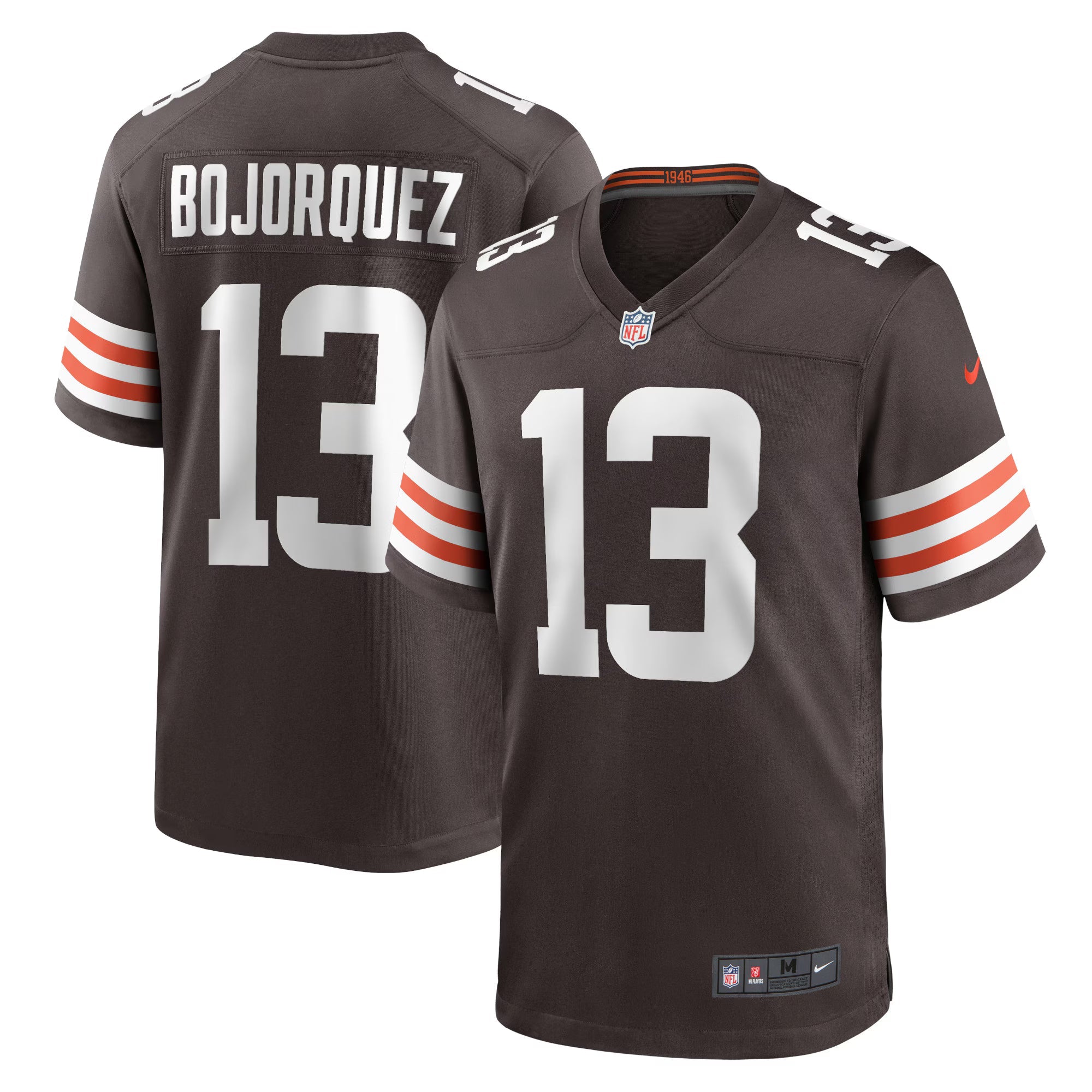 Cleveland Browns Corey Bojorquez Brown Game Jersey
