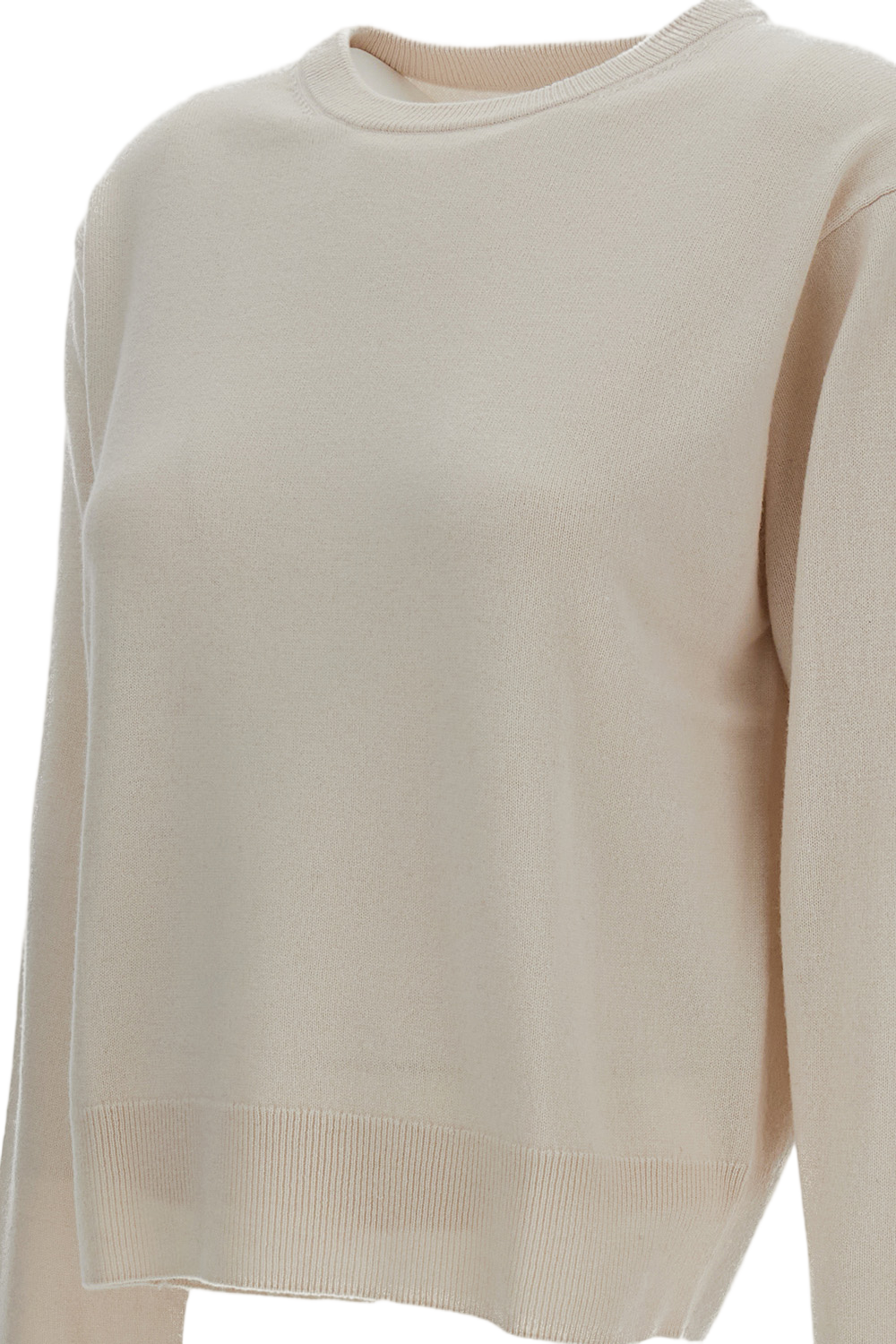 Milk White N.475 March Crew Neck Sweater