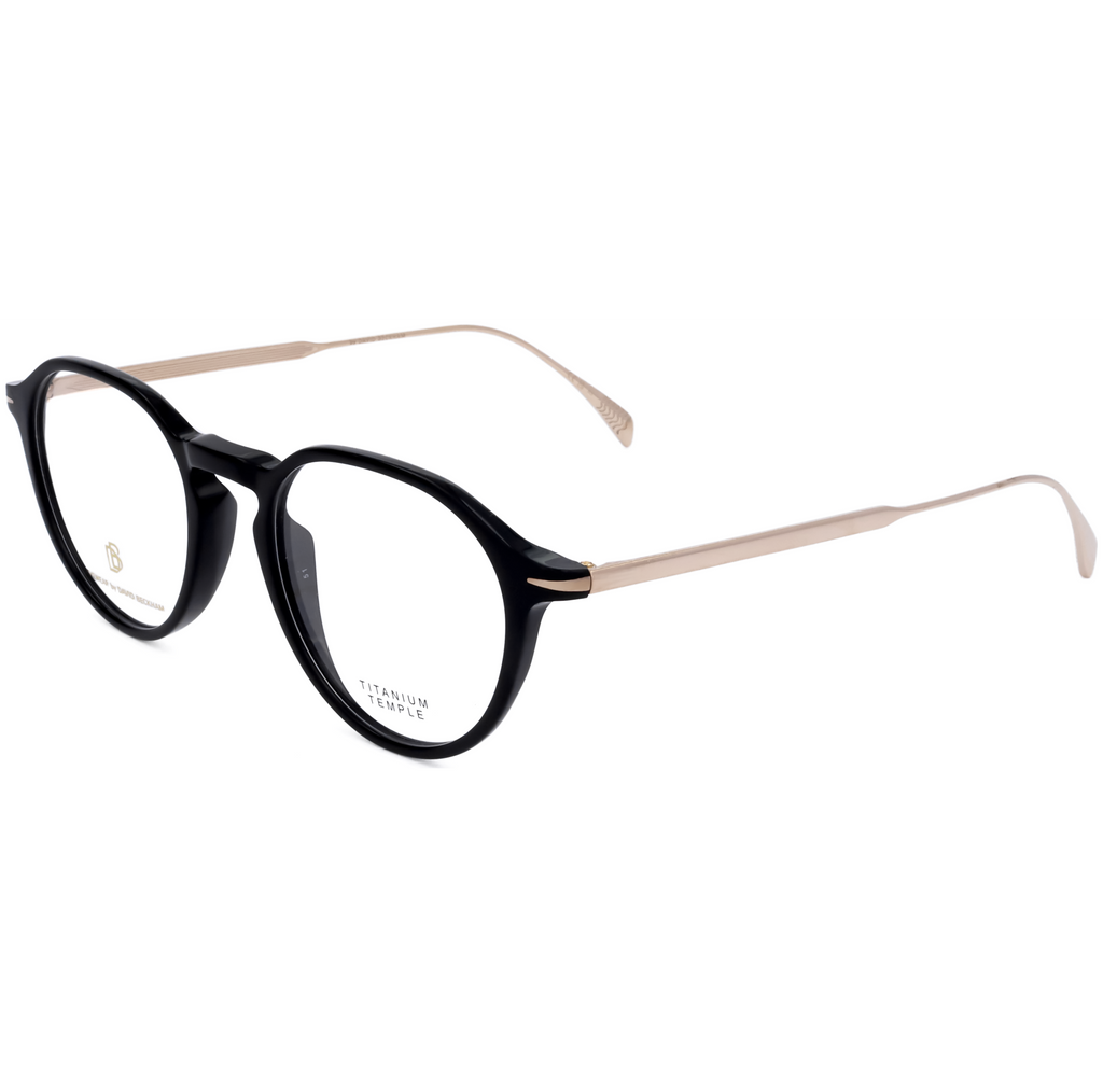David Beckham Men's 49 mm Black Opticals