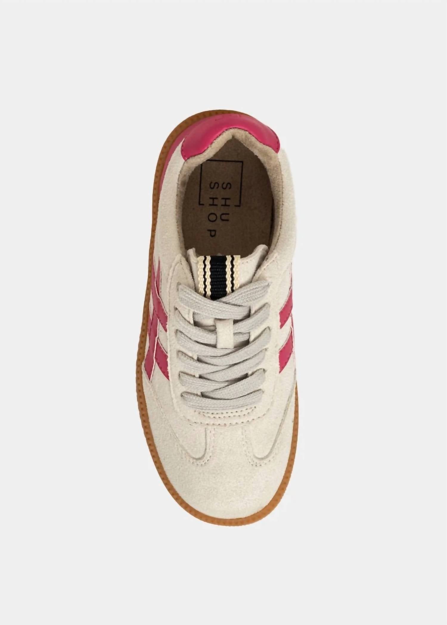Kids Sasha Mini Sneakers In Stone