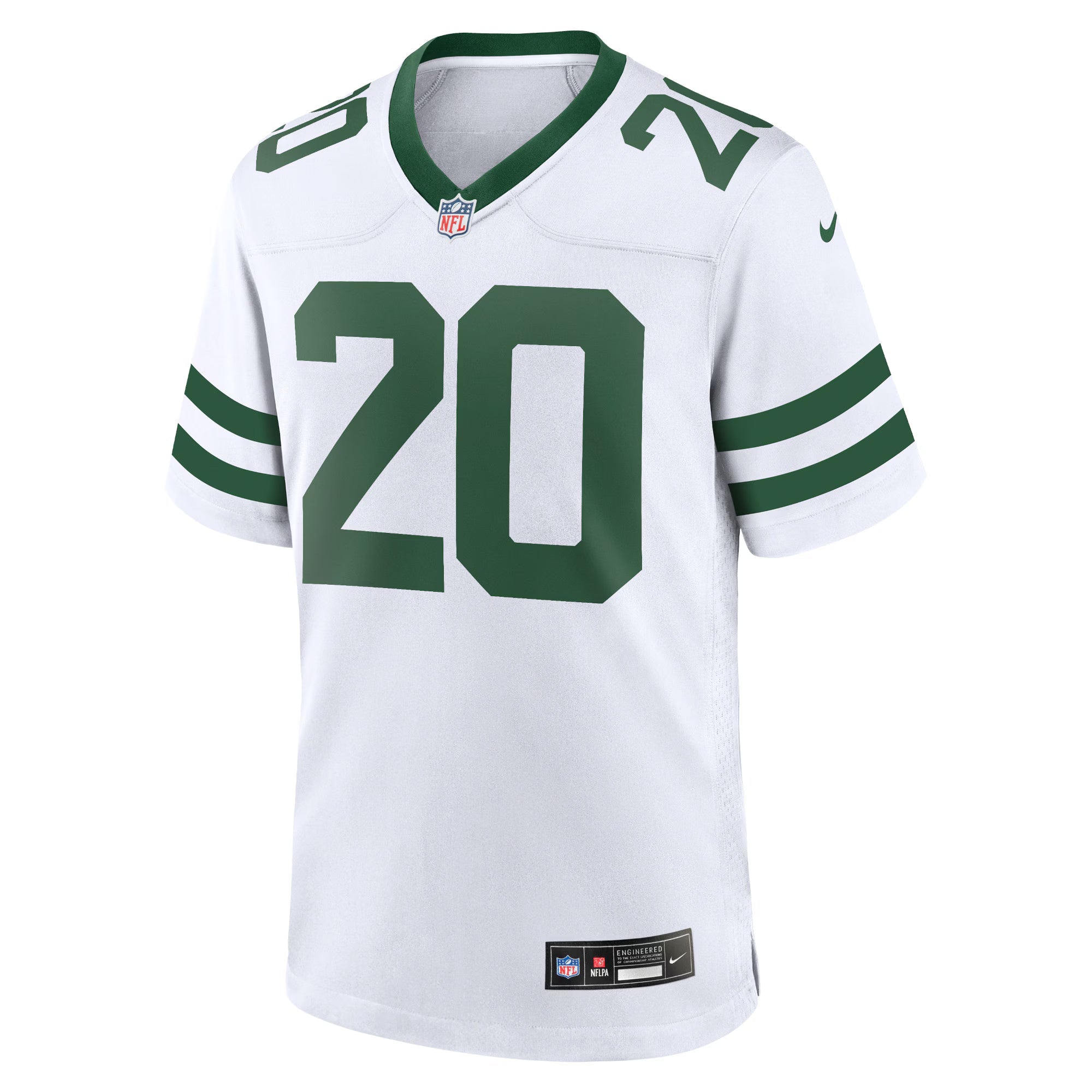 New York Jets Breece Hall Legacy White Game Jersey