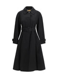 Burberry Women Ellingham Gabardine Trench Coat