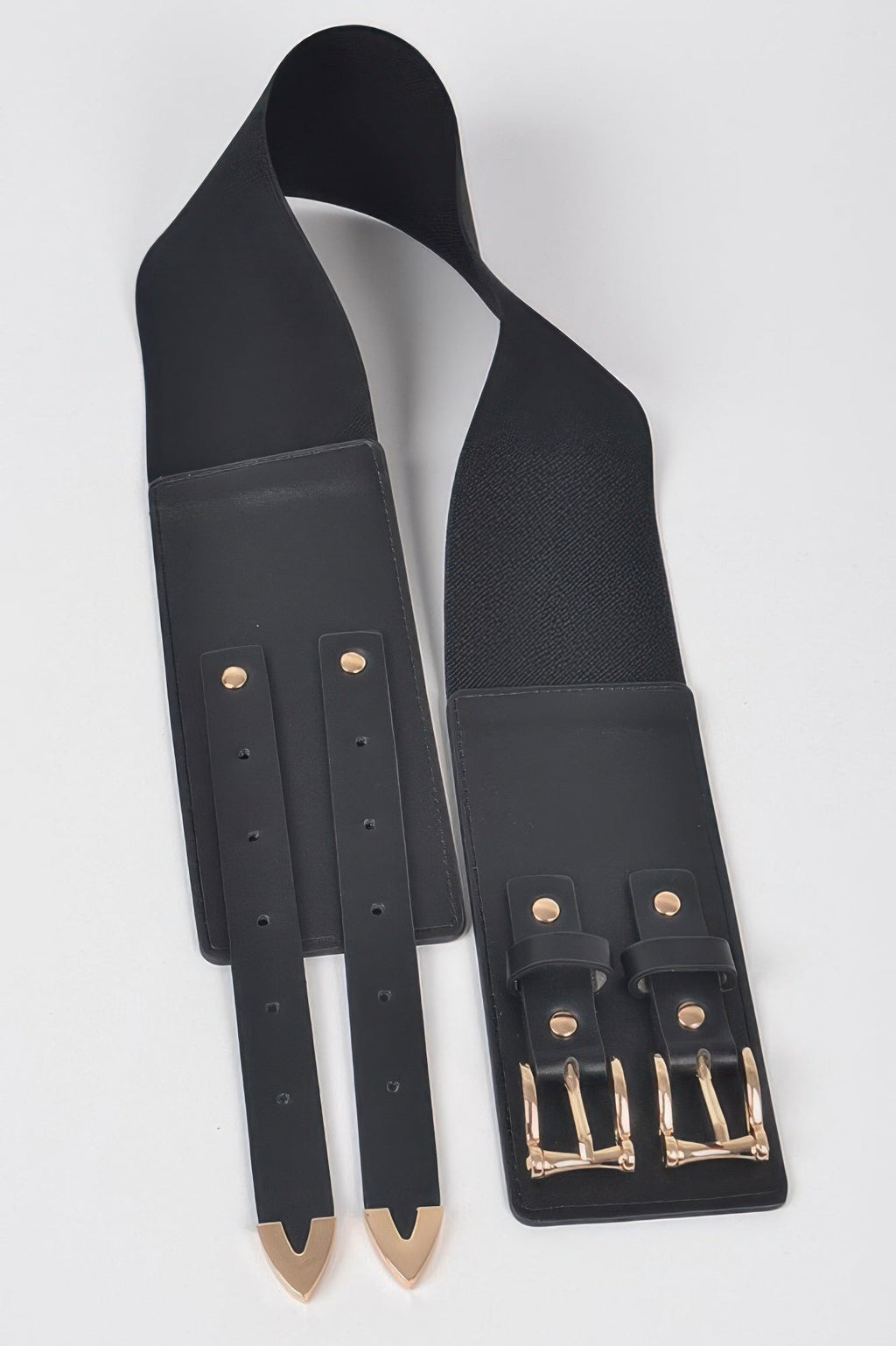 Corset Stretch Belt W Two Buckles