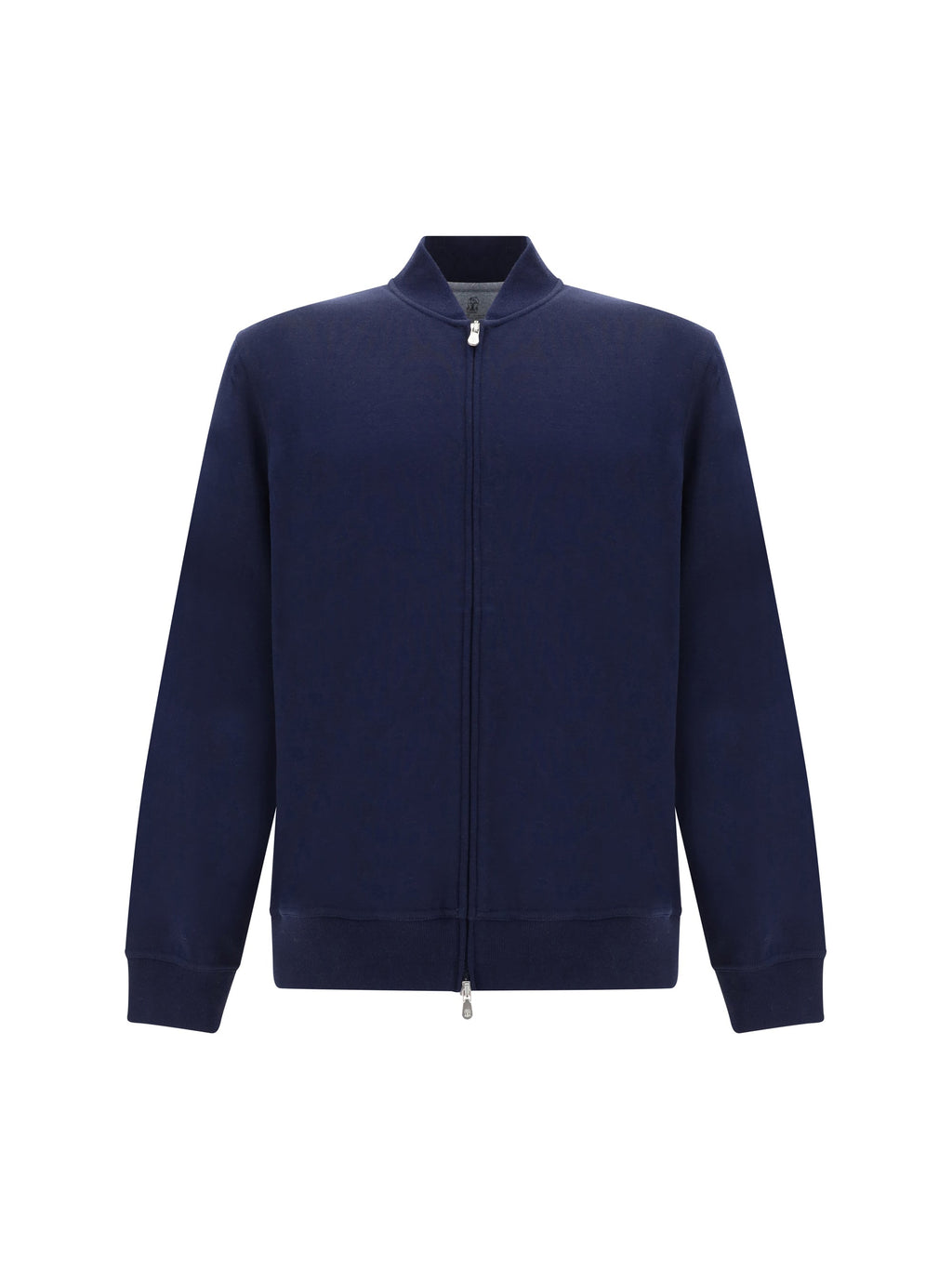 Brunello Cucinelli Men Cotton Zip Sweatshirt