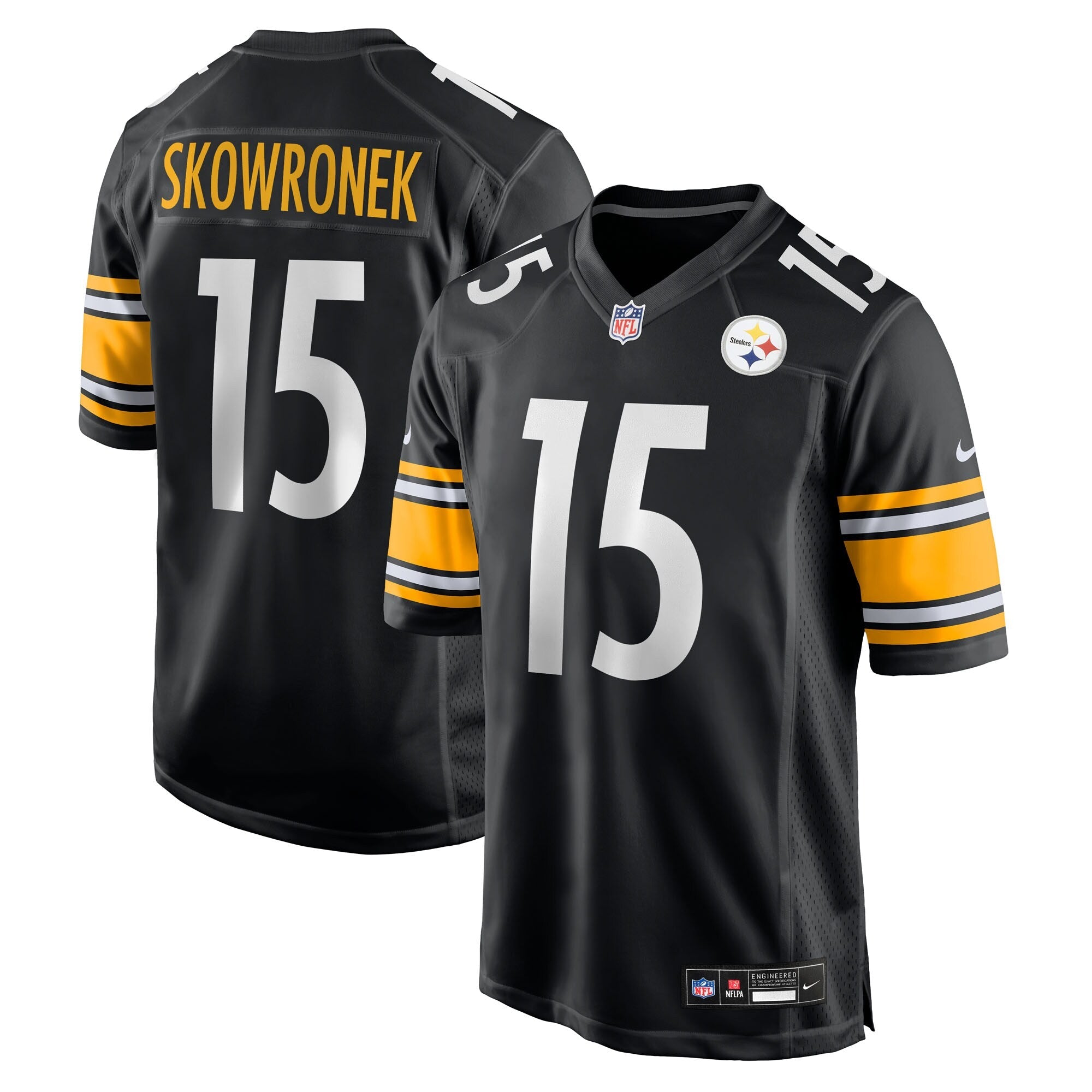 Pittsburgh Steelers Ben Skowronek Black Team Game Jersey