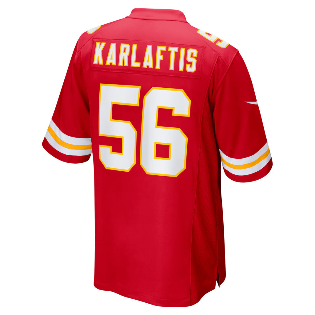 Kansas City Chiefs George Karlaftis Red Player Game Jersey