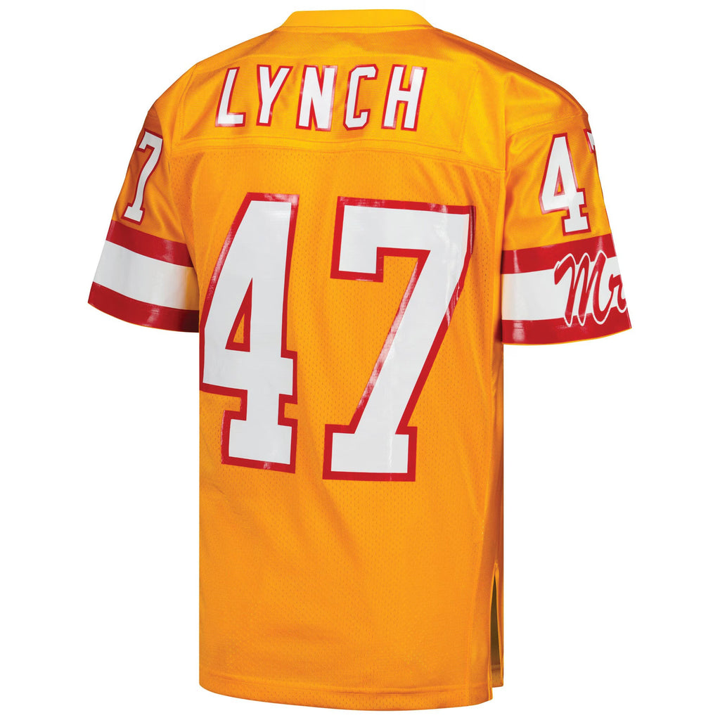 Tampa Bay Buccaneers 1993 John Lynch Mitchell & Ness Orange Authentic Throwback Retired Player Jersey
