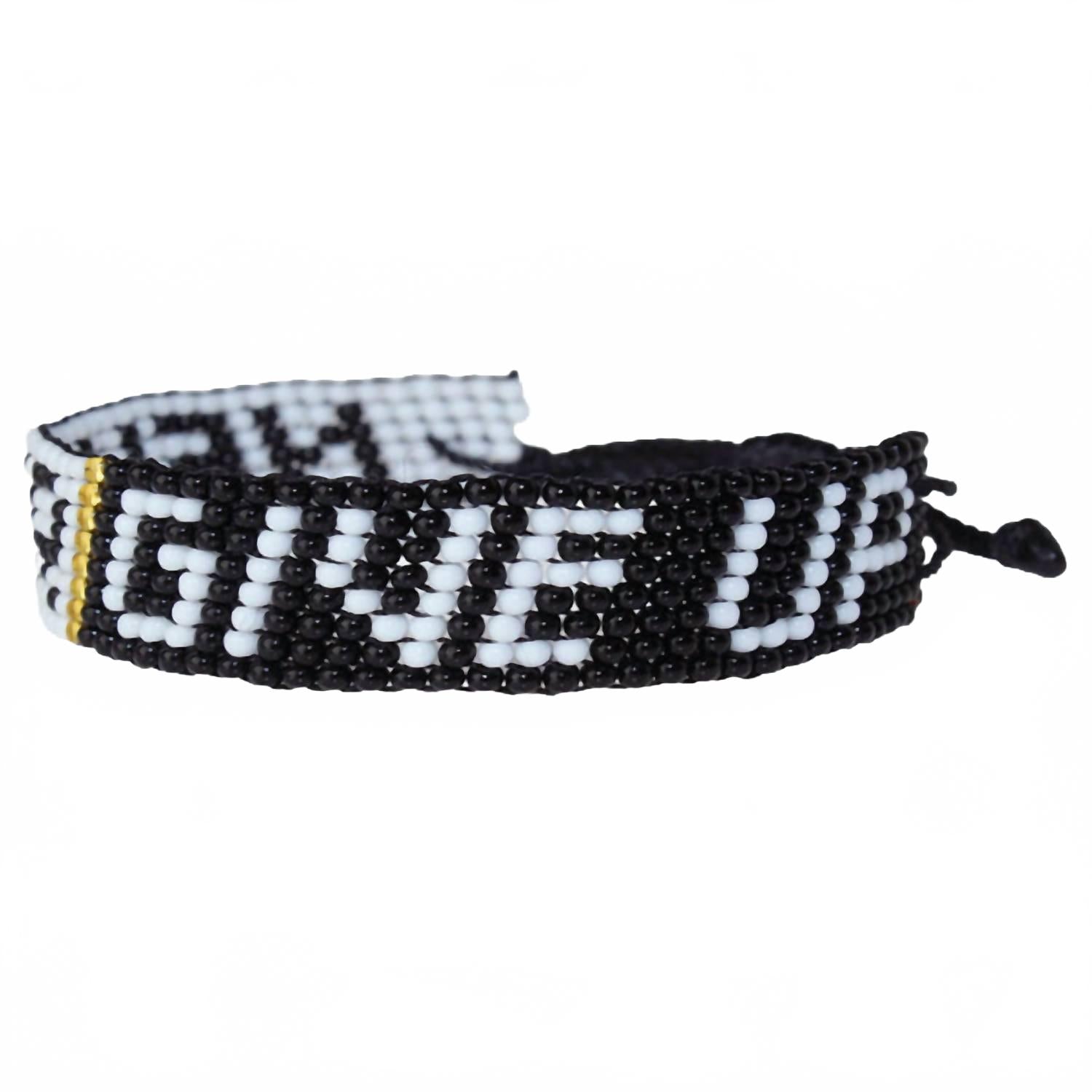 Unisex Never Give Up Bracelet In White Gold