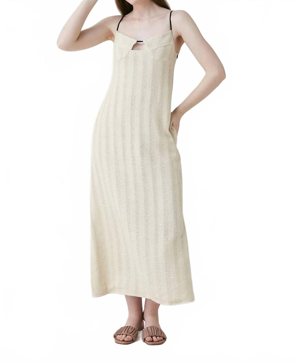 Aria Mai Dress In Beige