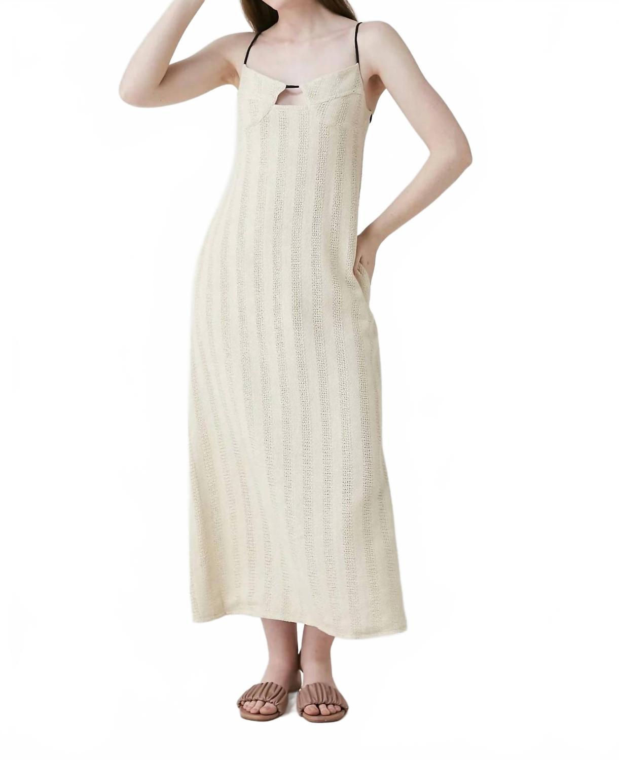 Aria Mai Dress In Beige