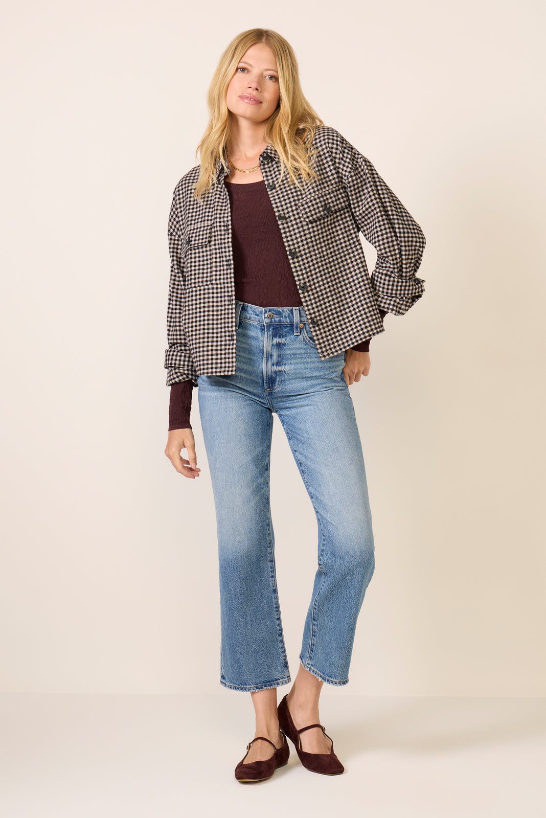 Women's Ally Crop Bootcut Jean