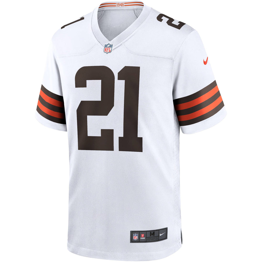 Cleveland Browns Denzel Ward White Game Jersey