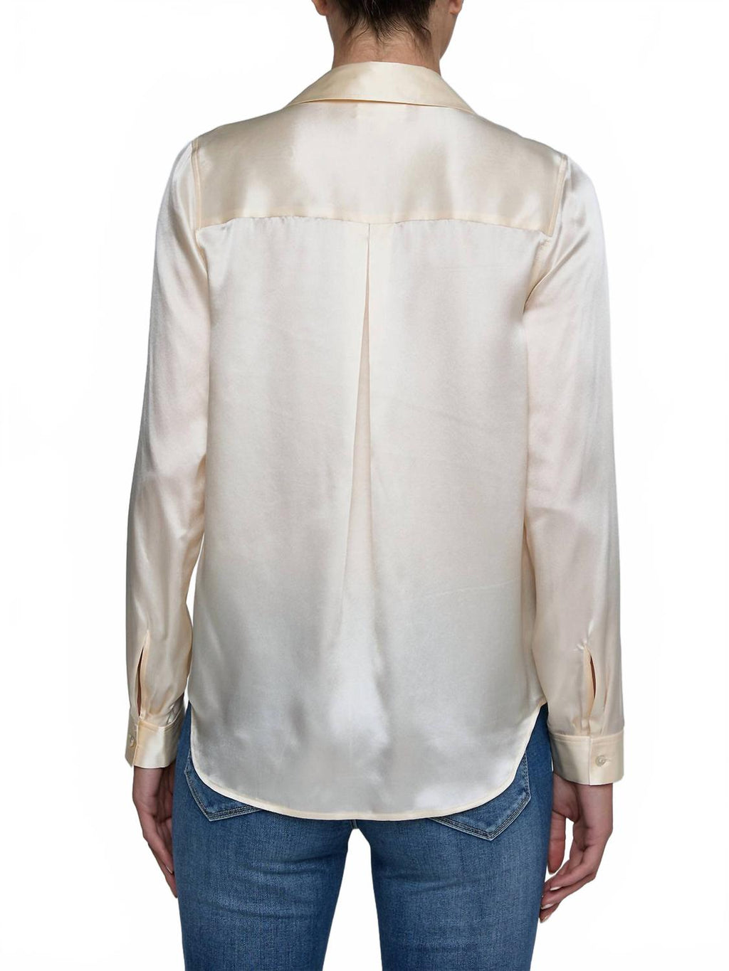 Tyler Silk Blouse In Ecru