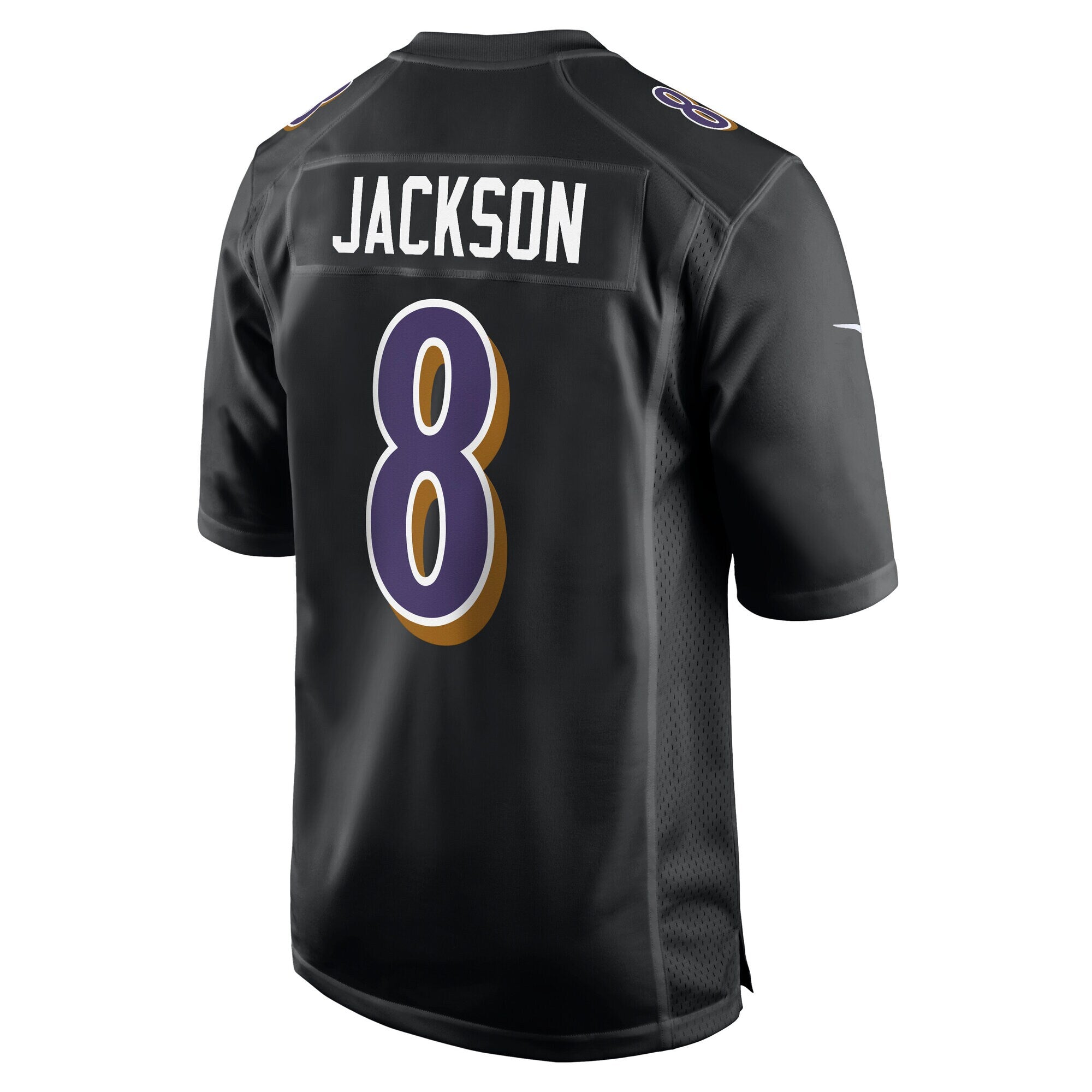 Baltimore Ravens Lamar Jackson Carbon Black Fashion Jersey