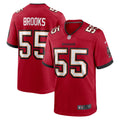 Tampa Bay Buccaneers Derrick Brooks Red Retired Player Game Jersey