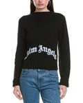 Palm Angels Pullover Wool & Cashmere-Blend Sweater