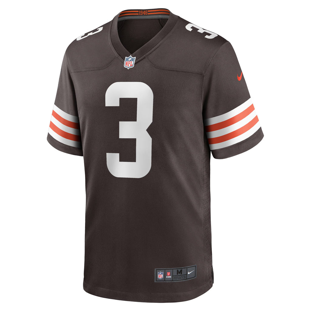 Cleveland Browns Marquise Goodwin Brown Team Game Jersey