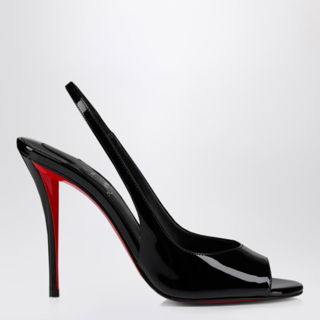 Christian Louboutin Sofia Z Slingback Pumps In Black Patent Leather Women