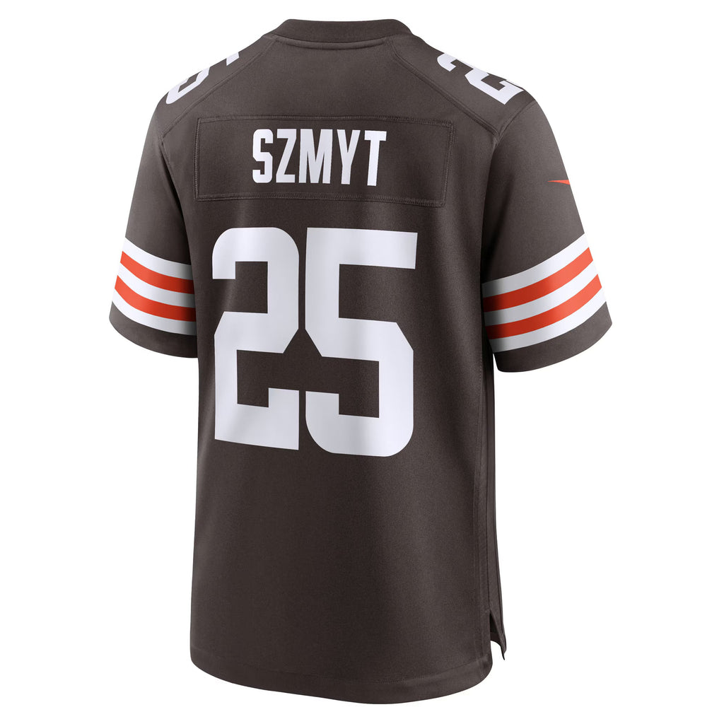 Cleveland Browns Andre Szmyt Brown Team Game Jersey
