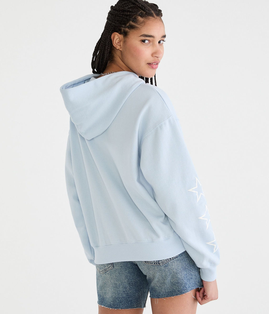 Aeropostale Cloud Soft Flag Americana Pullover Hoodie