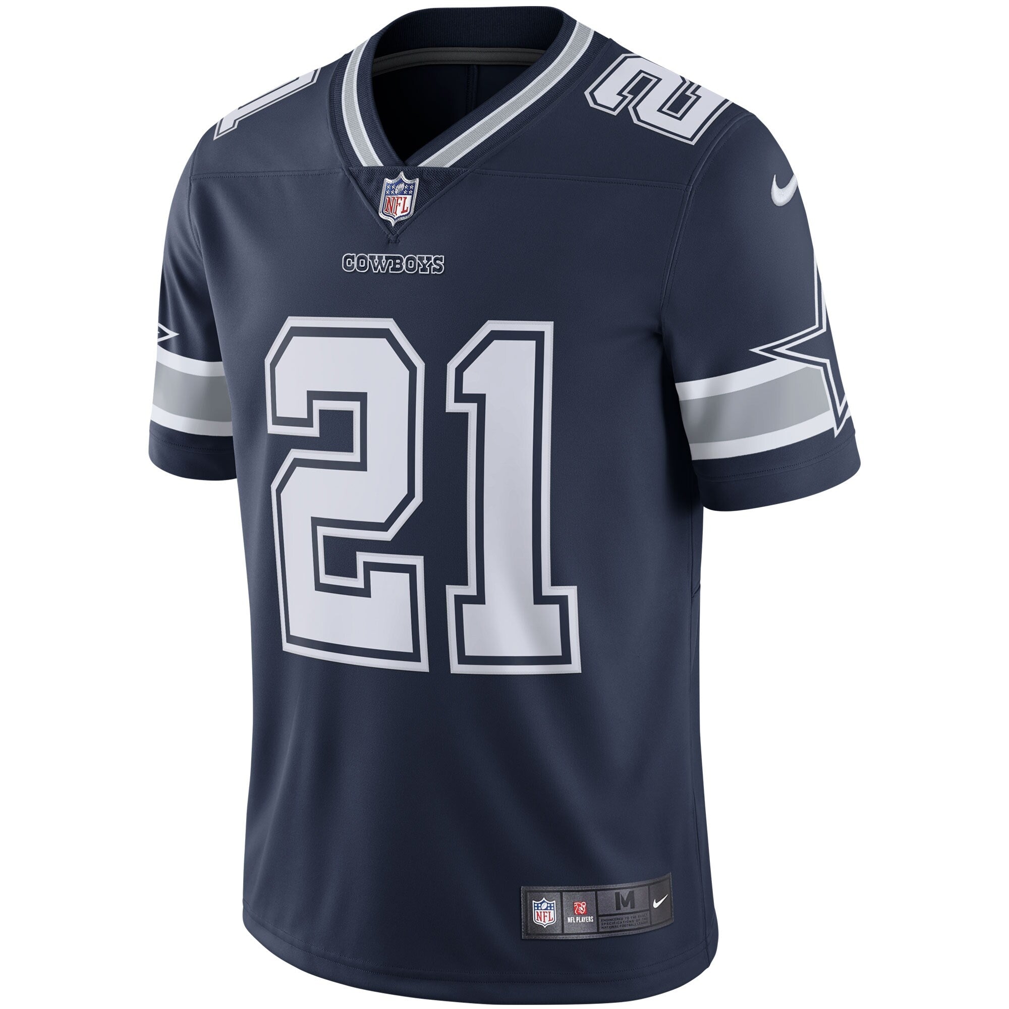 Dallas Cowboys Ezekiel Elliott Navy Vapor Limited Jersey