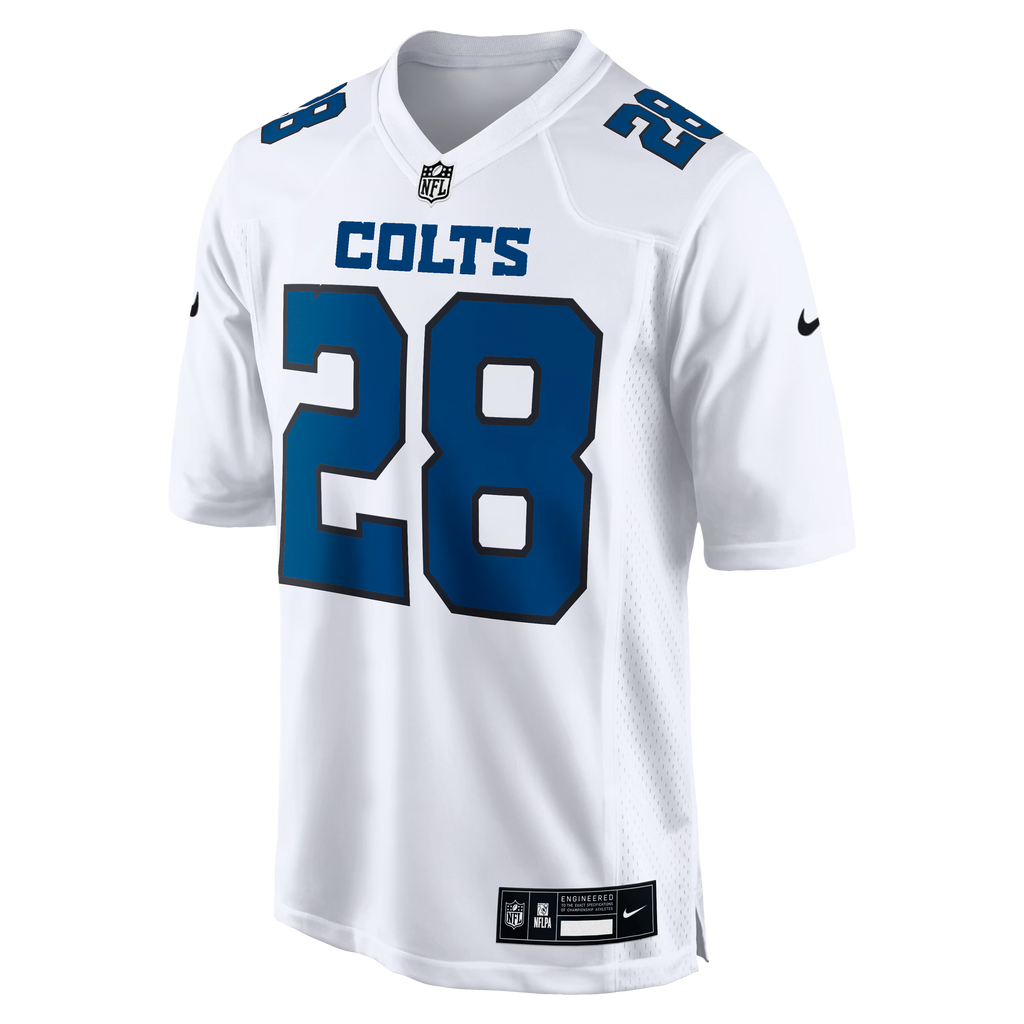 Indianapolis Colts Jonathan Taylor Tundra White Fashion Game Jersey
