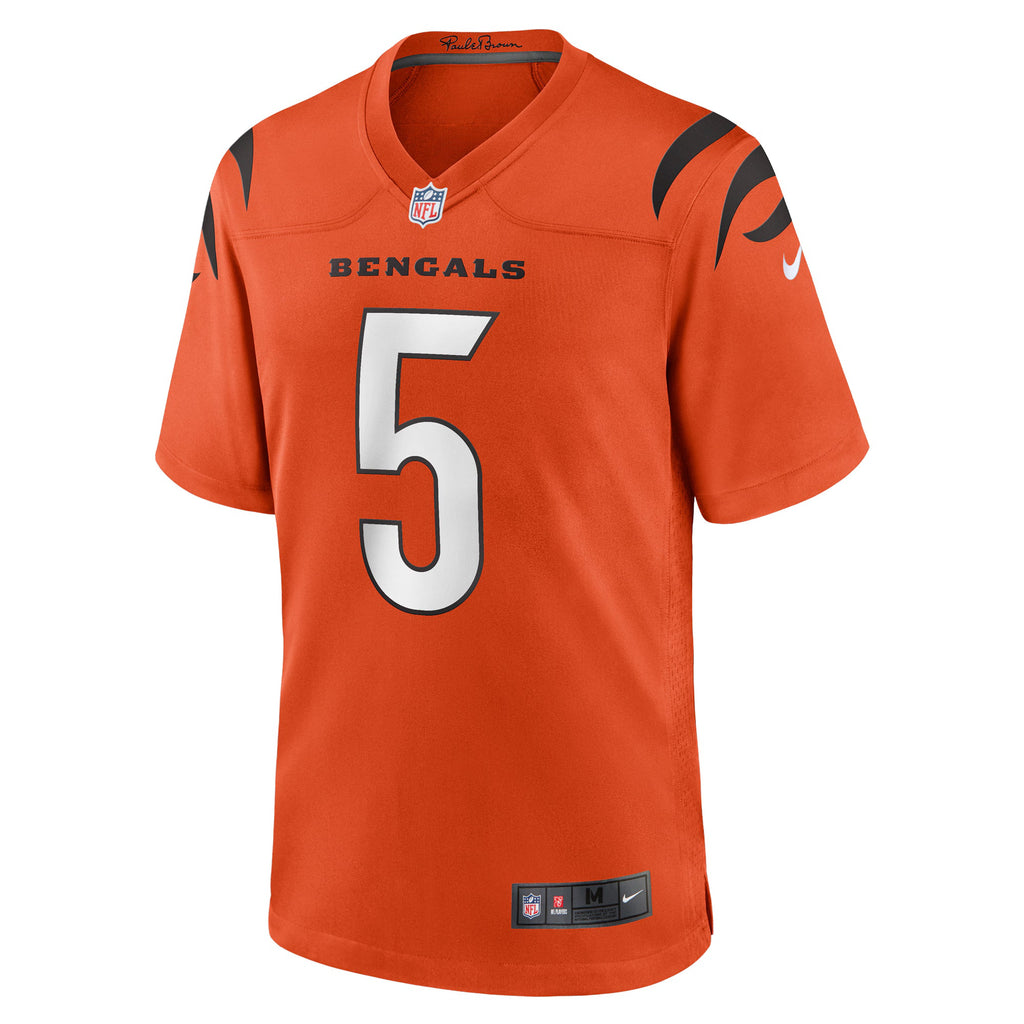 Cincinnati Bengals Tee Higgins Orange Alternate Game Jersey