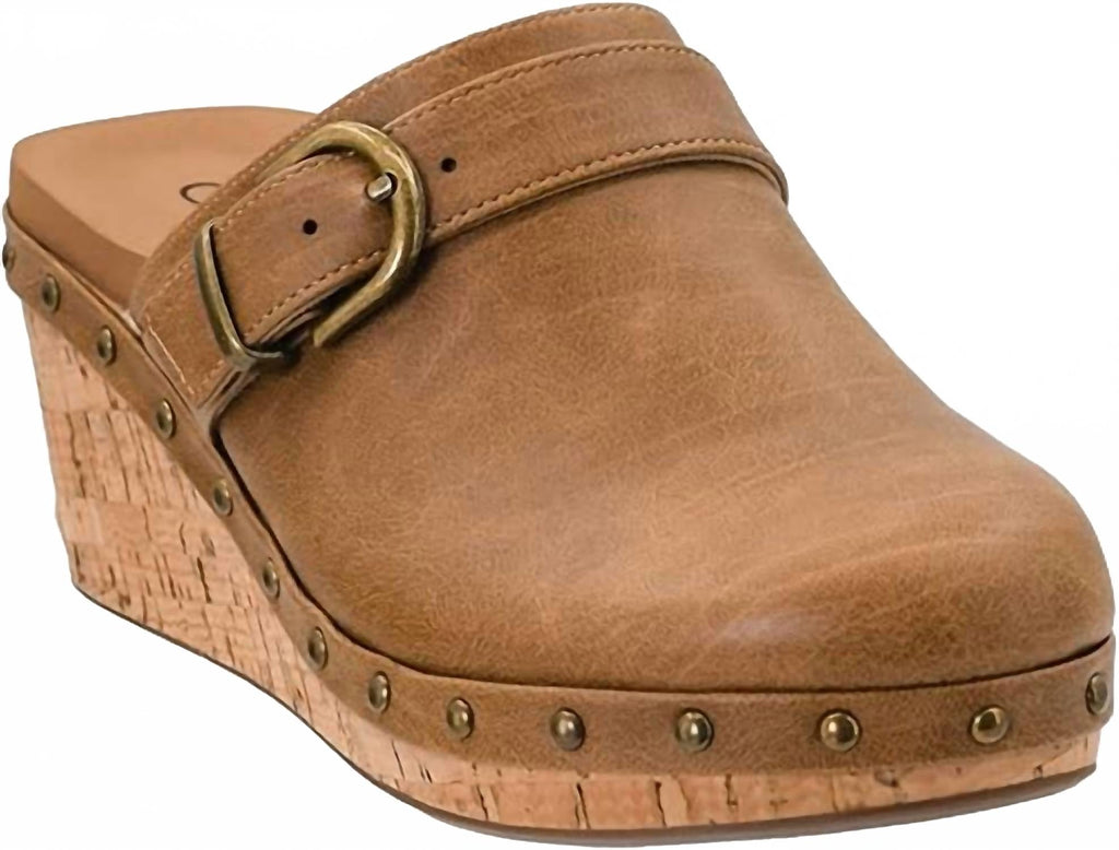 Women's Who Knew Wedge Clogs In Tan