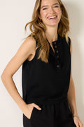 Women's Marla Button Placket Tank Top