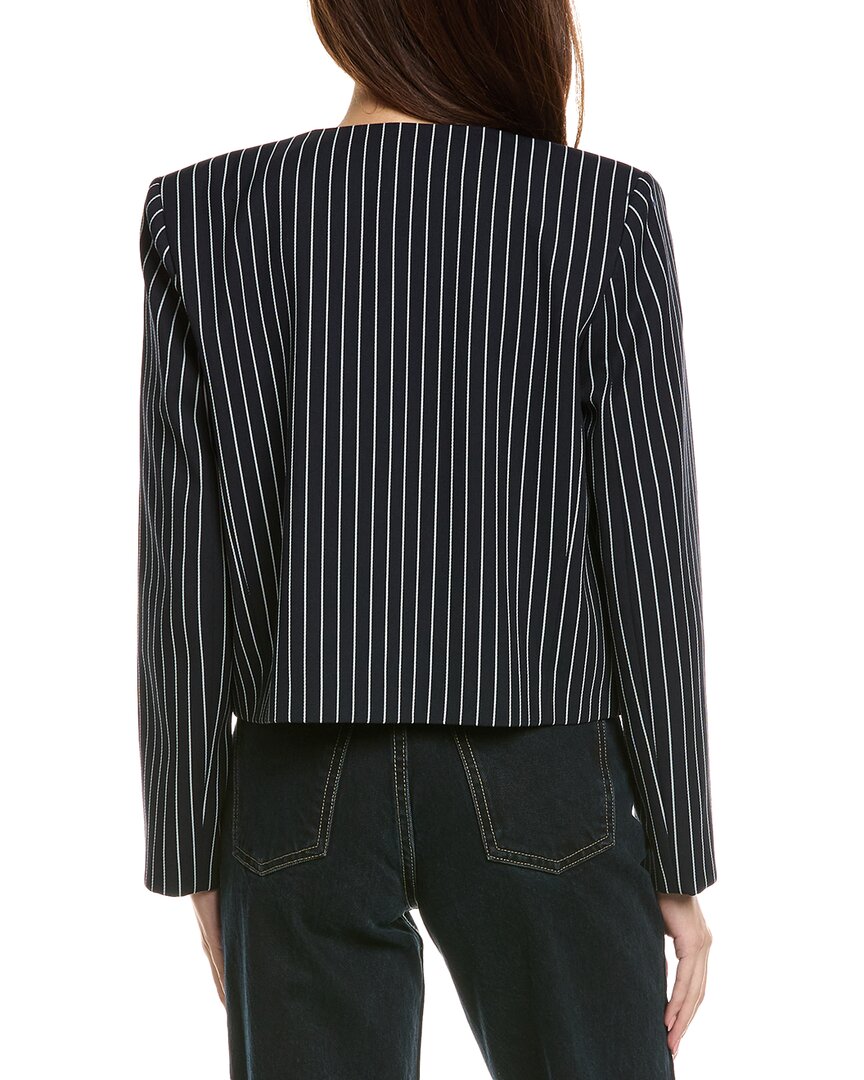 FRAME Denim Button Front Wool-Blend Jacket