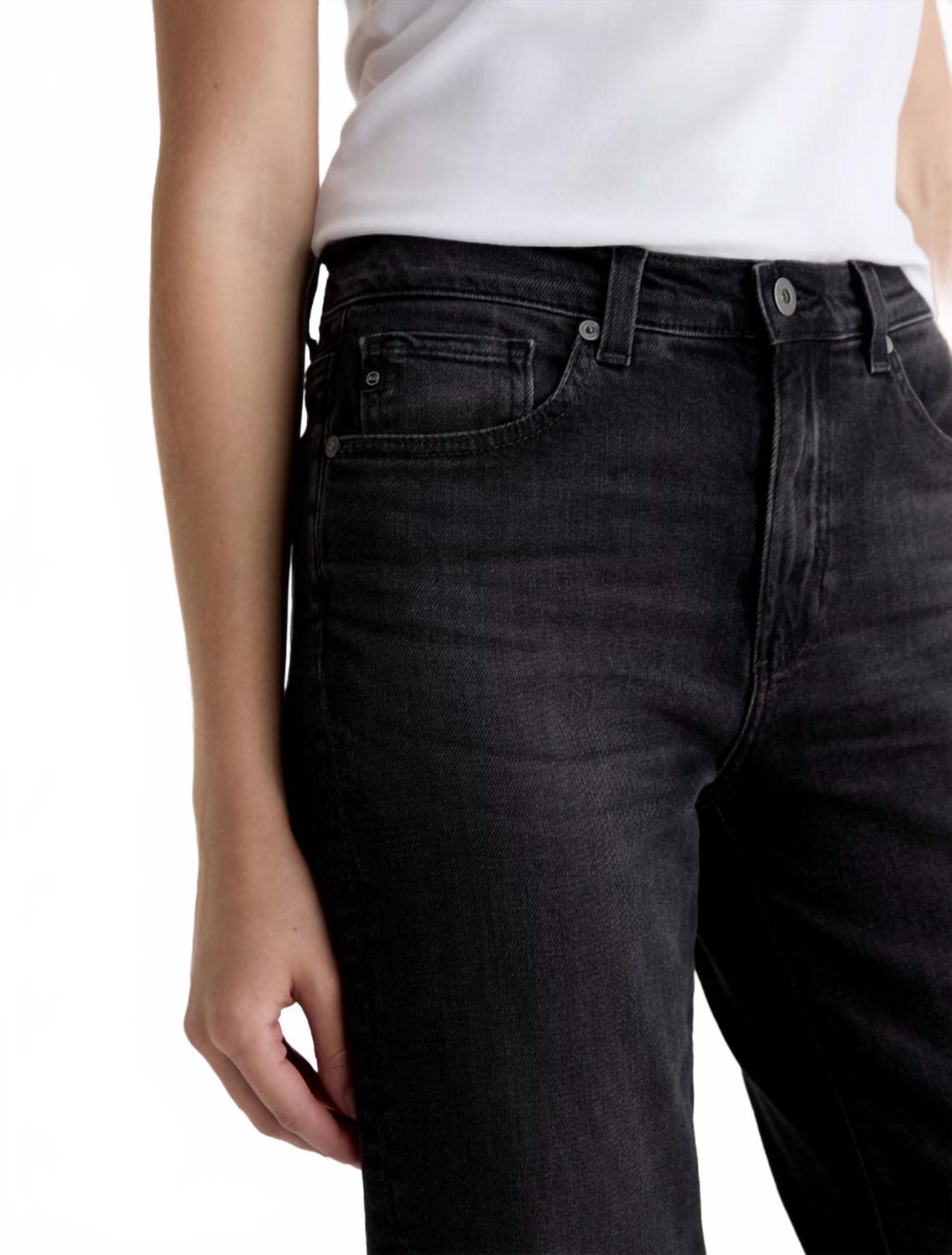 Brinley Mid-Rise Straight Leg Jeans In Nebula