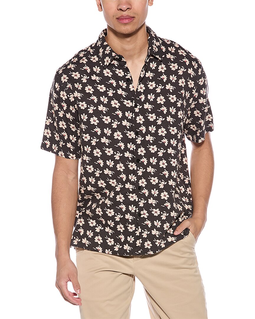 Vince Abstract Daisies Shirt