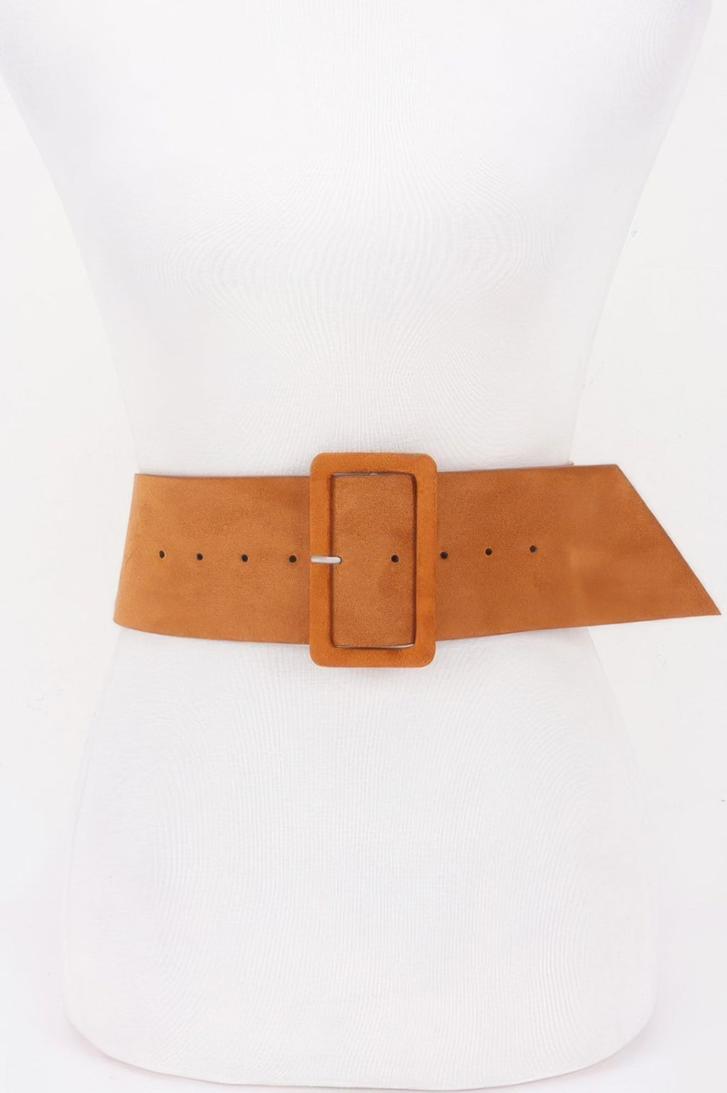 Rocker Style Wide Studded Waist Belt