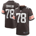 Cleveland Browns Jack Conklin Brown Game Player Jersey