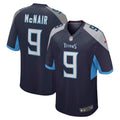 Tennessee Titans Steve McNair Navy Game Retired Player Jersey