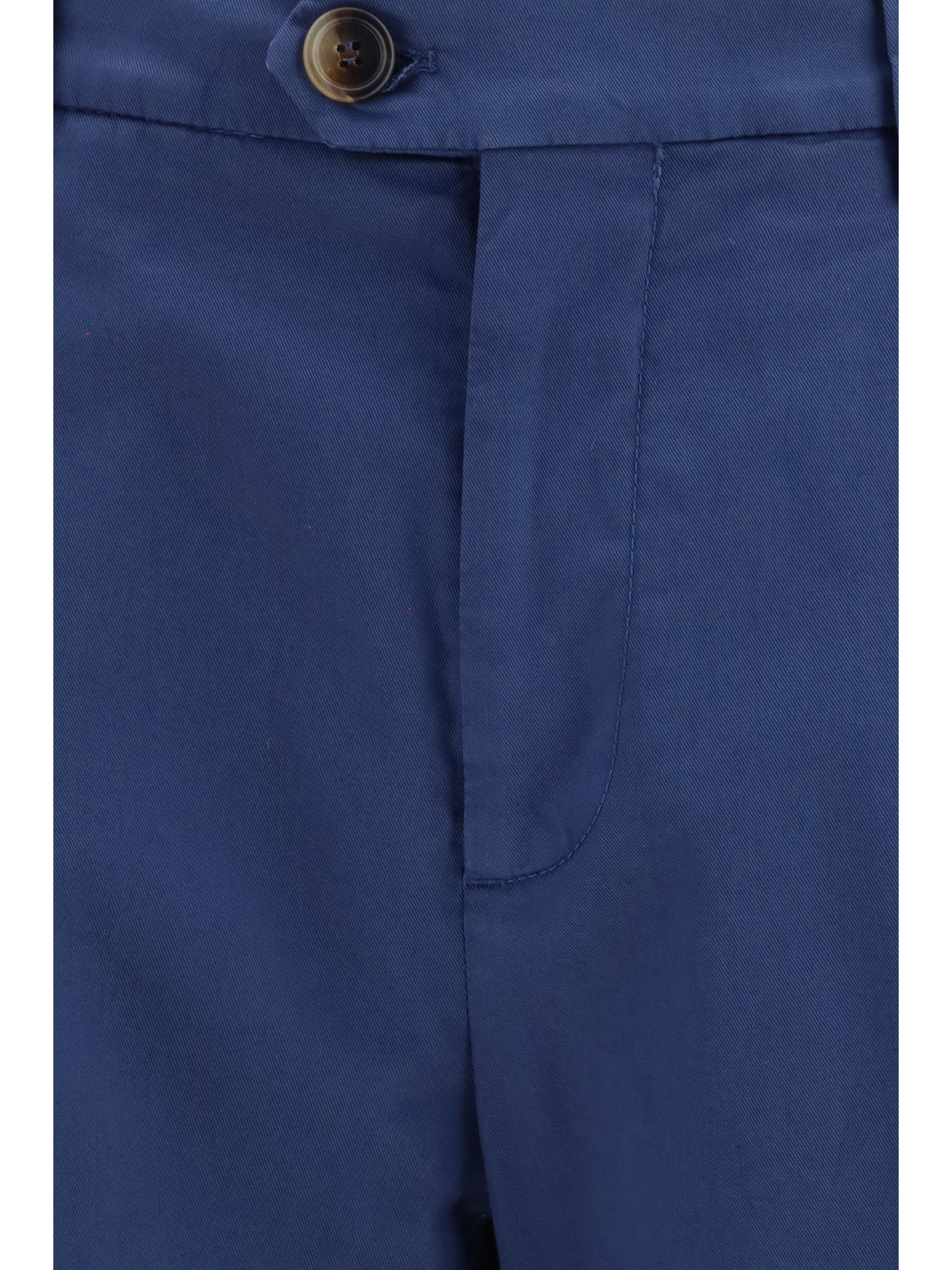 Brunello Cucinelli Men Cotton Blend Chino Pants