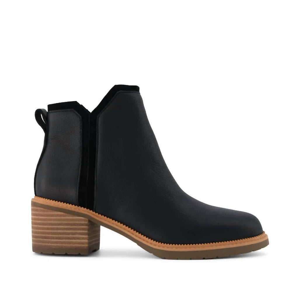 Women's Hailey Heeled Boot In Black