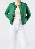 Megan Cardigan Jacket In Green