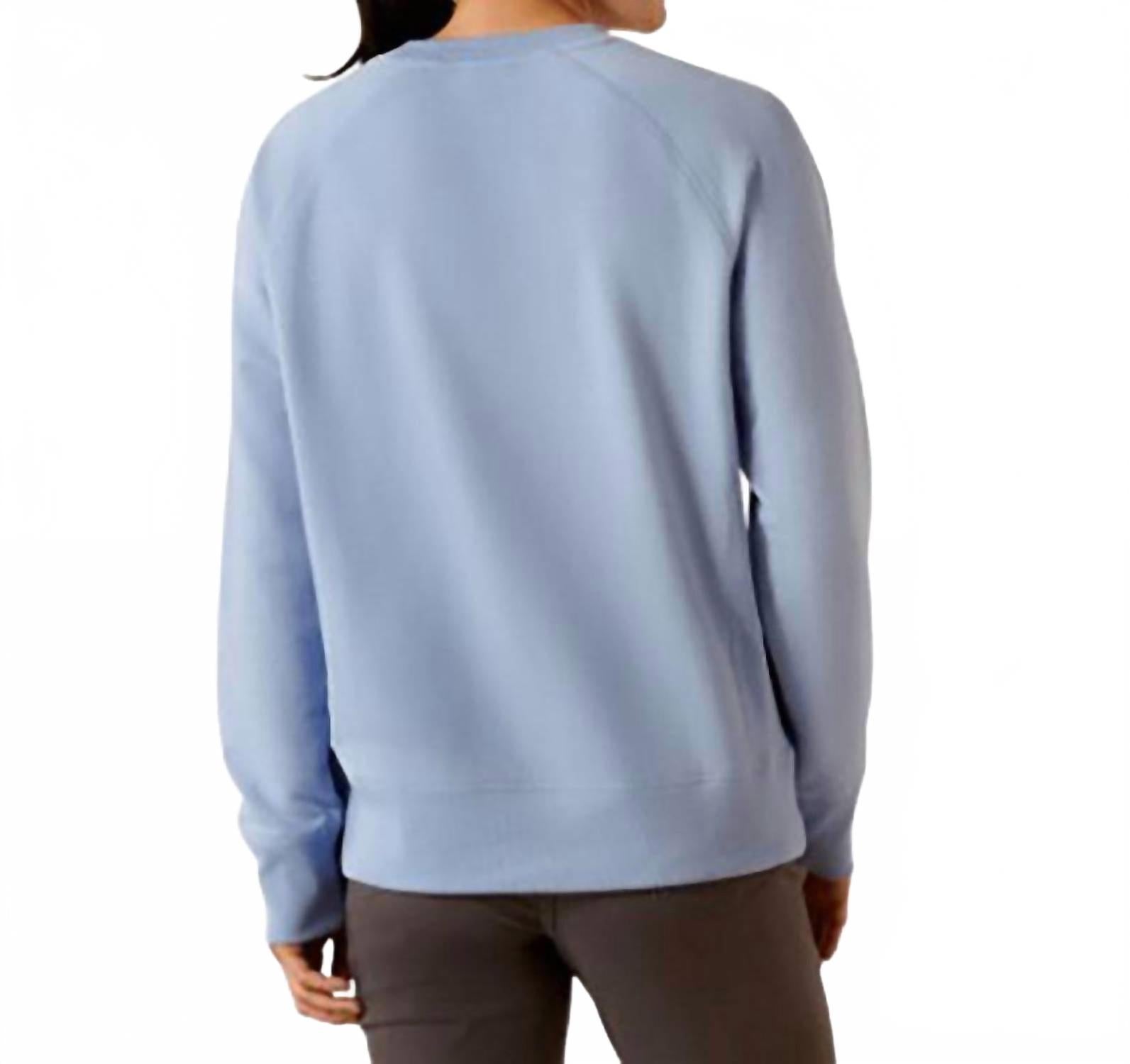 Women's Workman Washed Fleece Sweatshirt In Lavender