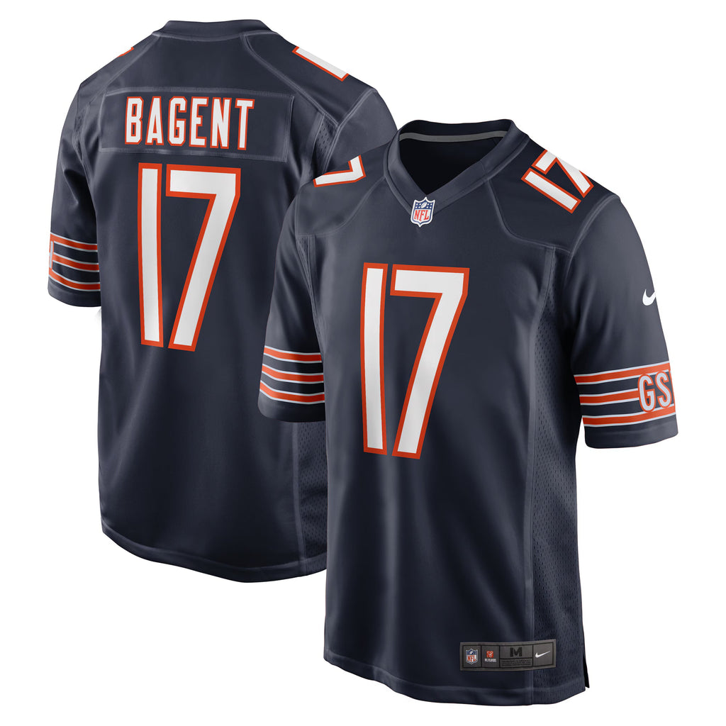 Chicago Bears Tyson Bagent Navy Game Jersey