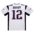 New England Patriots Tom Brady Mitchell & Ness White 2000 Big & Tall Legacy Replica Jersey