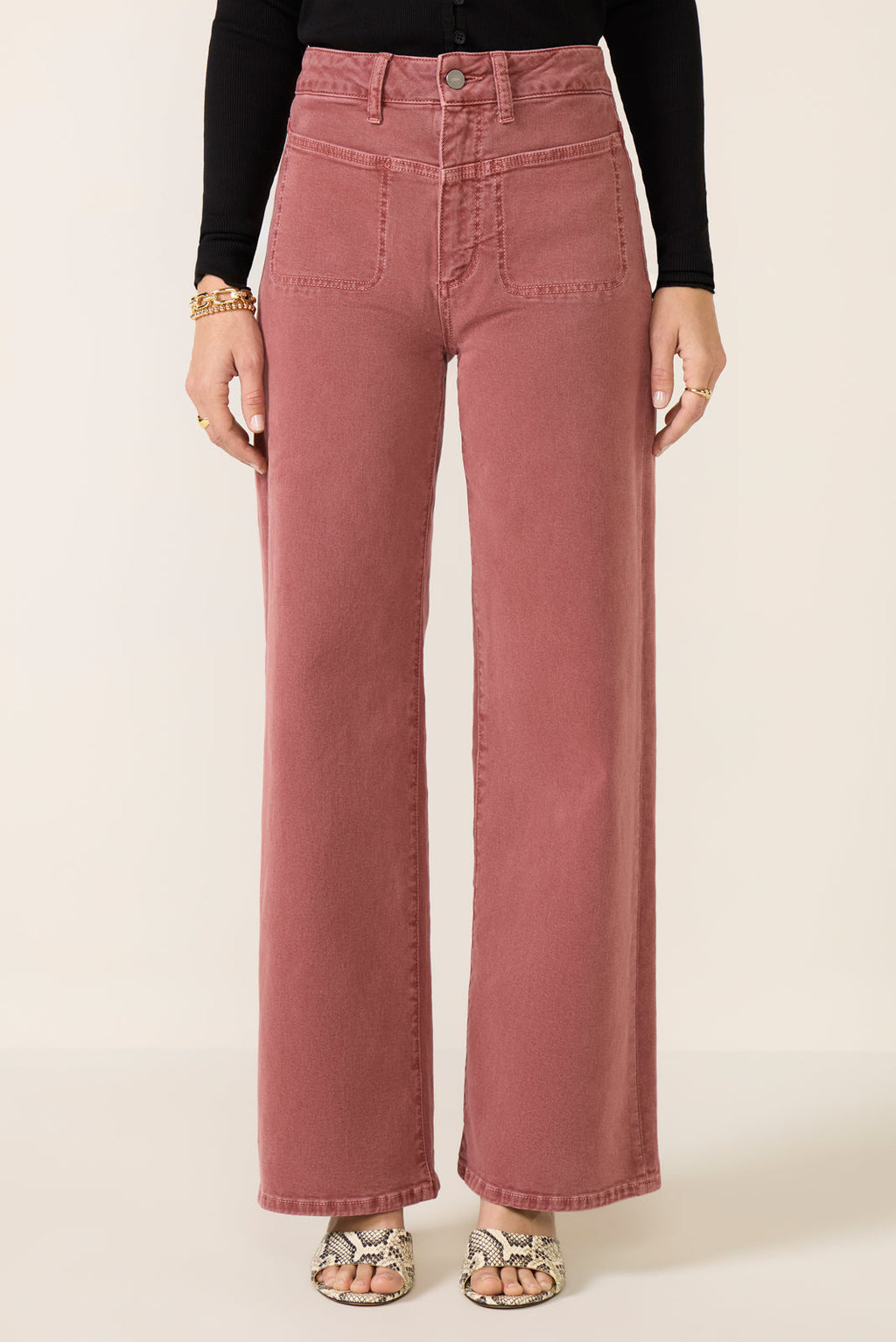 Women's Anessa w/ Front Yoke Wide Leg 31' Jean