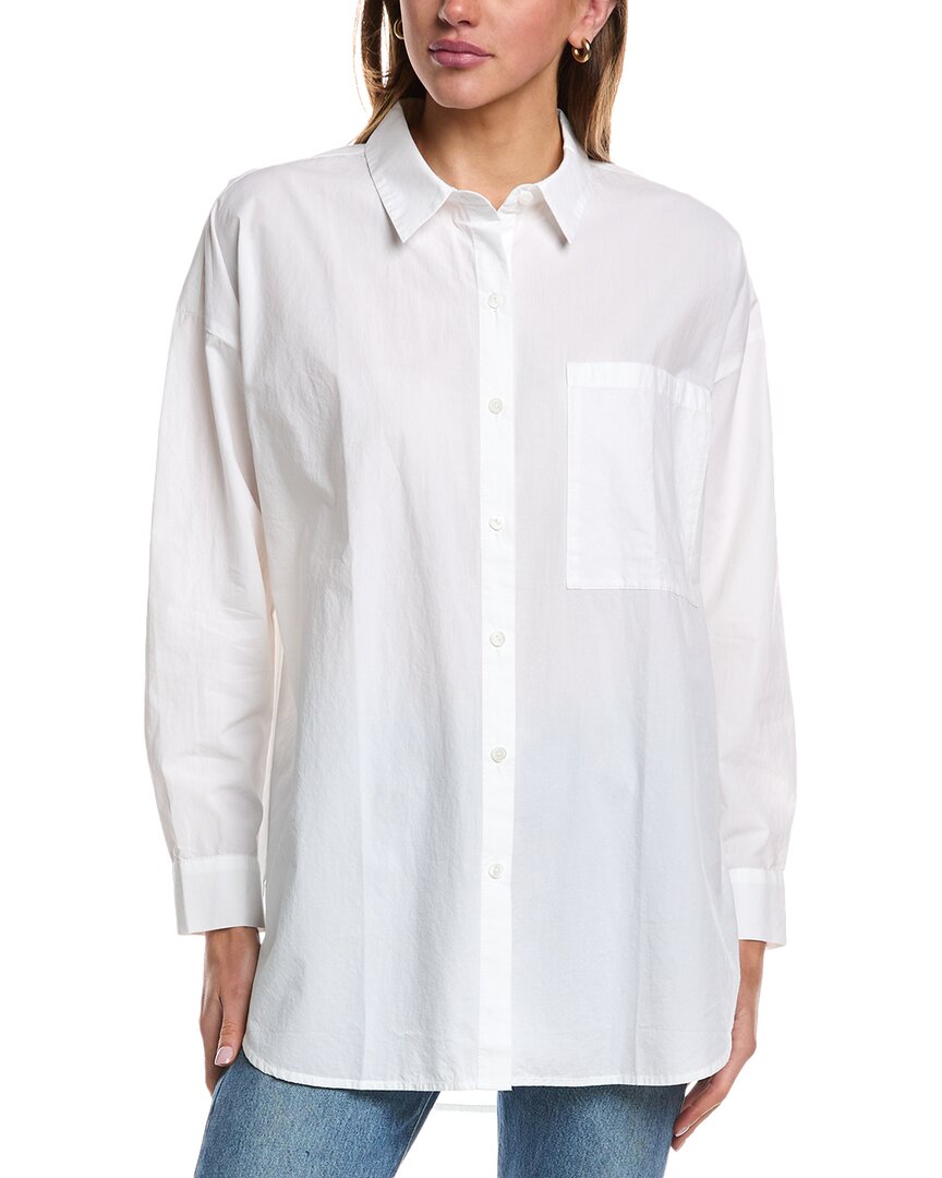 EILEEN FISHER Classic Collar Long Shirt