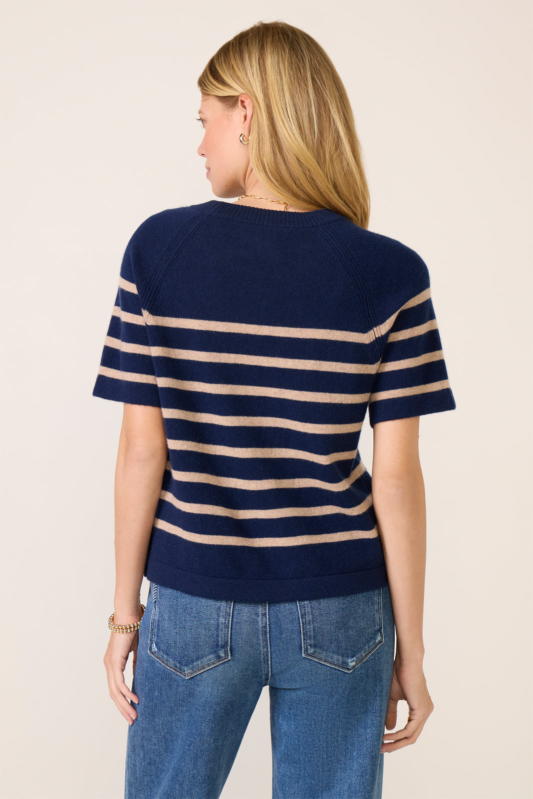 Women's Katie Short Sleeve Raglan Cashmere T-Shirt
