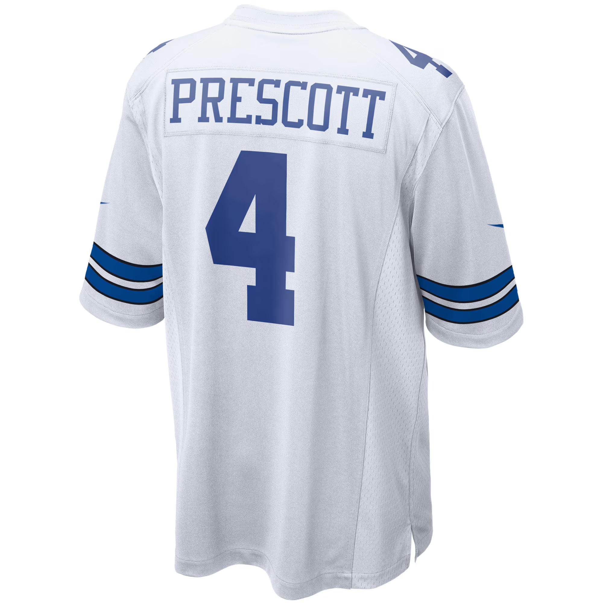 Dallas Cowboys Dak Prescott White Game Team Jersey